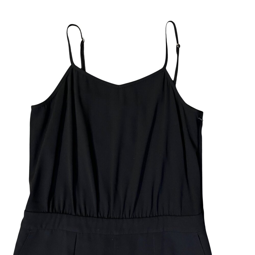 Banana Republic Black Jumpsuit Women’s 2 Sleeveless Side Zip Used - Picture 5 of 13